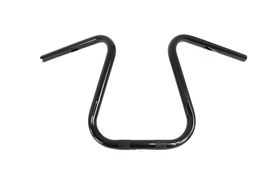 Black 1 inch Loopy Handlebar with Indents