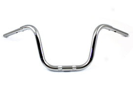 10 inch Mini Ape Hanger Handlebar with Indents Chrome