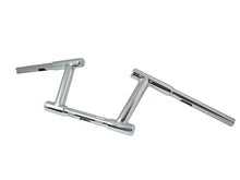 Load image into Gallery viewer, 6 inch Z-Bar Racing Handlebar with Indents Chrome