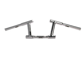 6 inch Z-Bar Racing Handlebar with Indents Chrome
