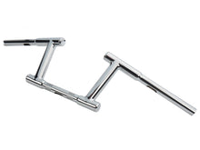 Load image into Gallery viewer, 6 inch Z-Bar Racing Handlebar with Indents Chrome