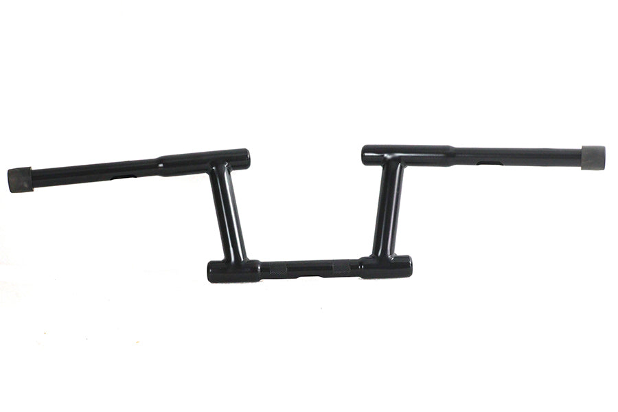 6 inch Z-Bar Racing Handlebar with Indents Black