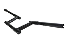 Load image into Gallery viewer, 6 inch Z-Bar Racing Handlebar with Indents Black