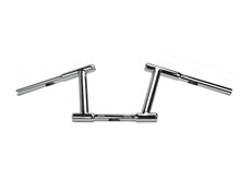 Load image into Gallery viewer, 8 inch Z-Bar Racing Handlebar with Indents Chrome