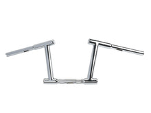 Load image into Gallery viewer, 10 inch Z-Bar Racing Handlebar with Indents Chrome