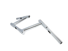 Load image into Gallery viewer, 10 inch Z-Bar Racing Handlebar with Indents Chrome