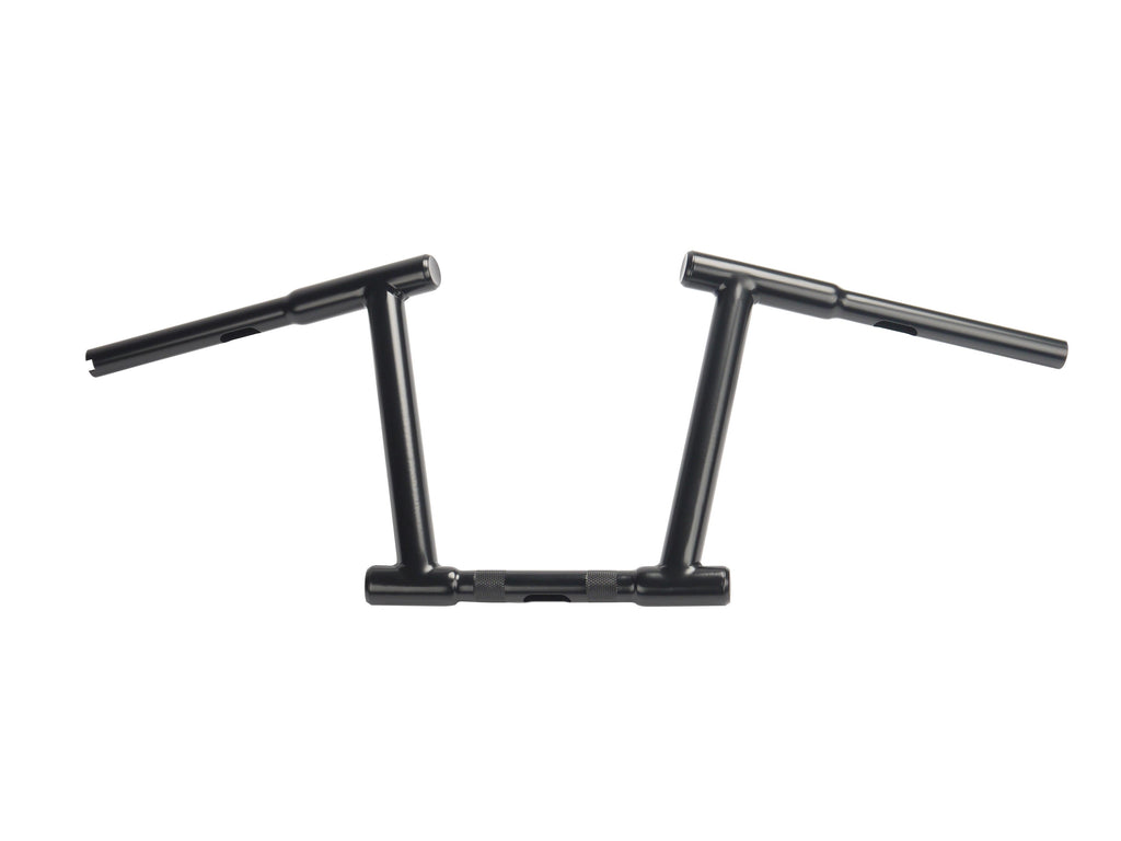 10 inch Z-Bar Racing Handlebar with Indents Black