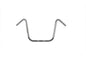 14 inch Ape Hanger Handlebar with Indents Chrome