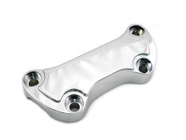 Chrome Smooth Handlebar Clamp Cover