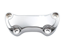 Load image into Gallery viewer, Chrome Smooth Handlebar Clamp Cover with Skirt