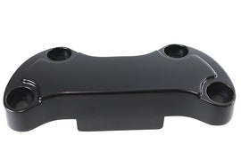 Black Smooth Handlebar Clamp Cover with Skirt