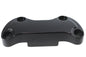 Black Smooth Handlebar Clamp Cover with Skirt