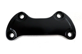 Black Smooth Handlebar Clamp Cover with Skirt