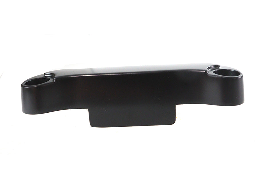 Black Smooth Handlebar Clamp Cover with Skirt