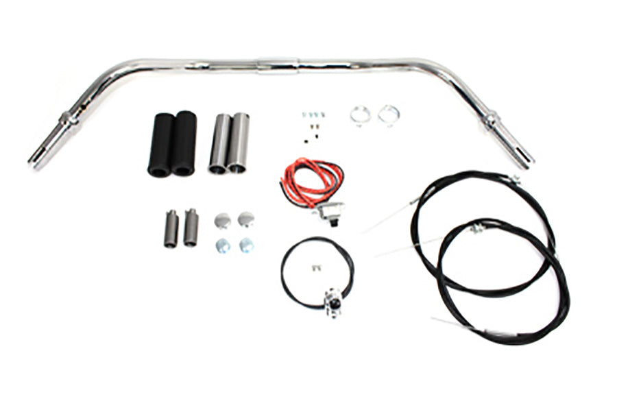 4 inch Chrome Handlebar Assembly