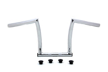 Load image into Gallery viewer, 11 inch Chrome ChiZeled Z-Bar Handlebar with Indents