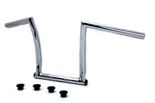 Load image into Gallery viewer, 11 inch Chrome ChiZeled Z-Bar Handlebar with Indents