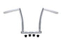 13 inch Chrome ChiZeled Z-Bar Handlebar with Indents