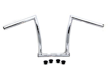 Load image into Gallery viewer, 13 inch Chrome ChiZeled Z-Bar Handlebar with Indents