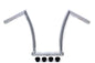 15 inch Chrome ChiZeled Z-Bar Handlebar with Indents