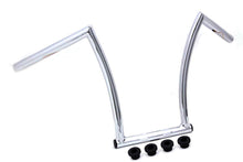 Load image into Gallery viewer, 15 inch Chrome ChiZeled Z-Bar Handlebar with Indents