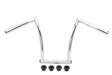 Load image into Gallery viewer, 15 inch Chrome ChiZeled Z-Bar Handlebar with Indents