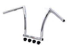 Load image into Gallery viewer, 15 inch Chrome ChiZeled Z-Bar Handlebar with Indents