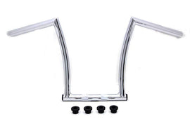 17 inch Chrome ChiZeled Z-Bar Handlebar with Indents