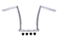 17 inch Chrome ChiZeled Z-Bar Handlebar with Indents