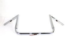 Load image into Gallery viewer, 12 inch Chrome ChiZeled Z-Bar Handlebar without Indents