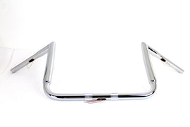 12 inch Chrome ChiZeled Z-Bar Handlebar without Indents