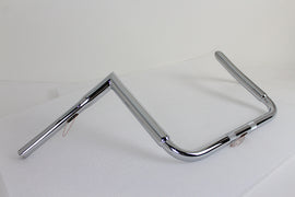 12 inch Chrome ChiZeled Z-Bar Handlebar without Indents