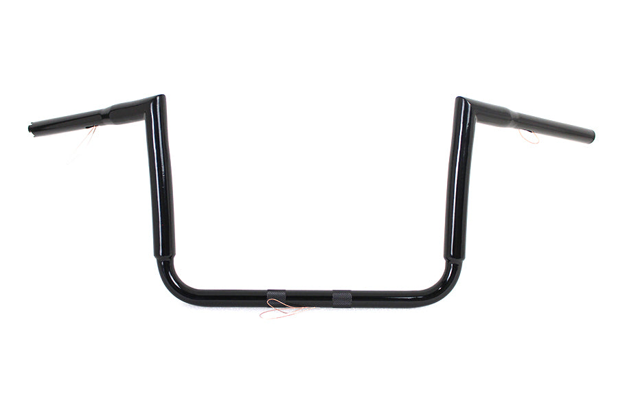 12 inch Black ChiZeled Z-Bar Handlebar without Indents