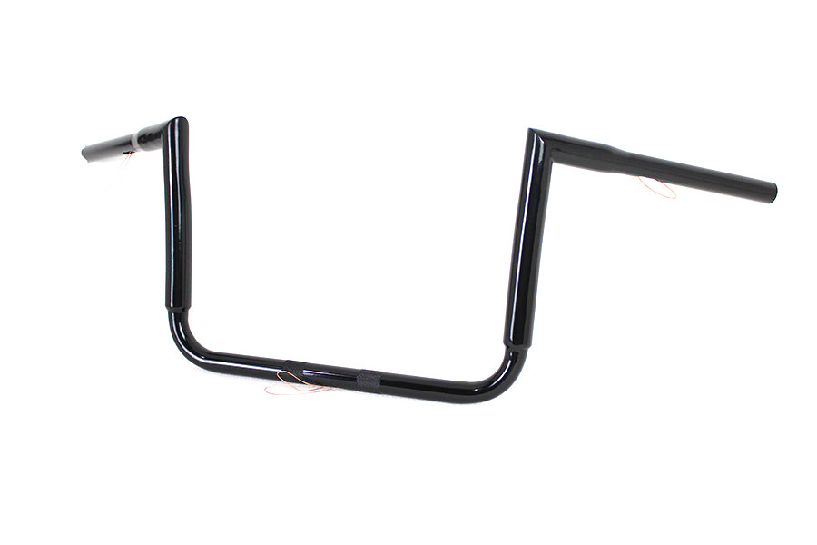 12 inch Black ChiZeled Z-Bar Handlebar without Indents