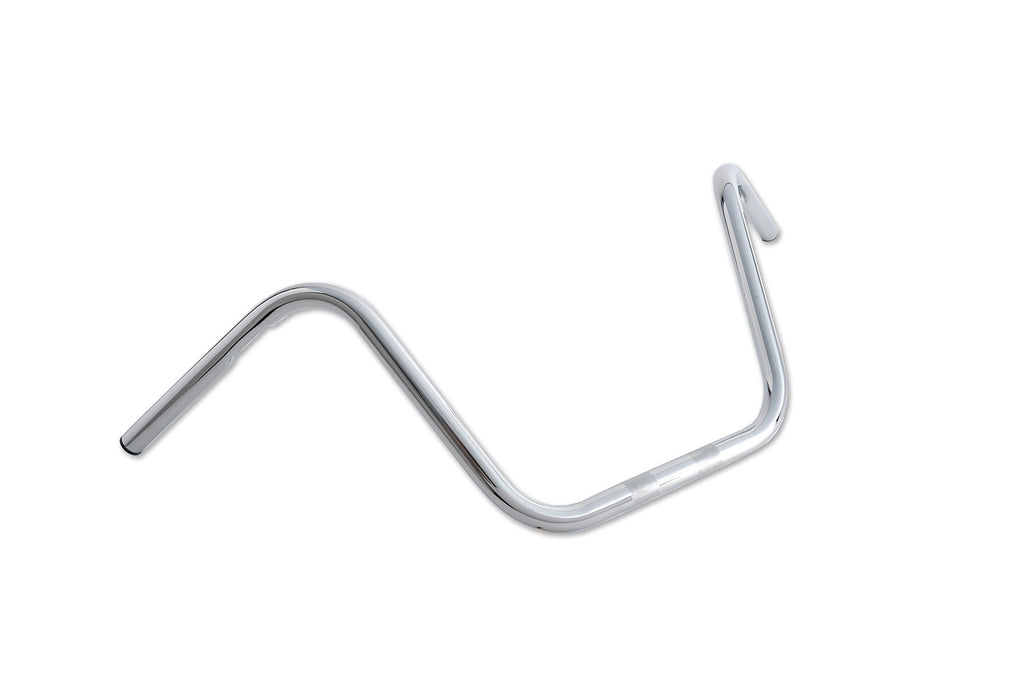 12 inch Ape Hanger Handlebars with Indents Chrome