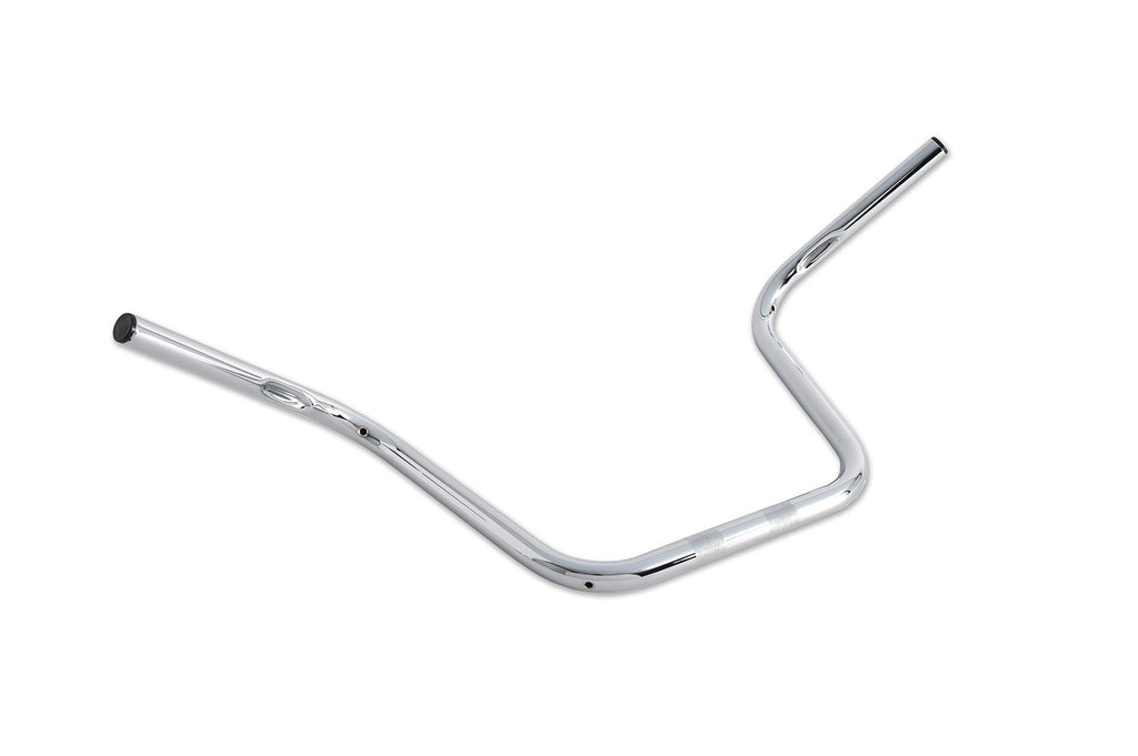 12 inch Ape Hanger Handlebars with Indents Chrome