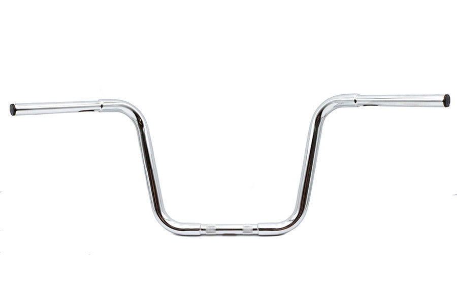 12-1/2 inch Buffalo Ape Hanger Handlebar with Indents Chrome