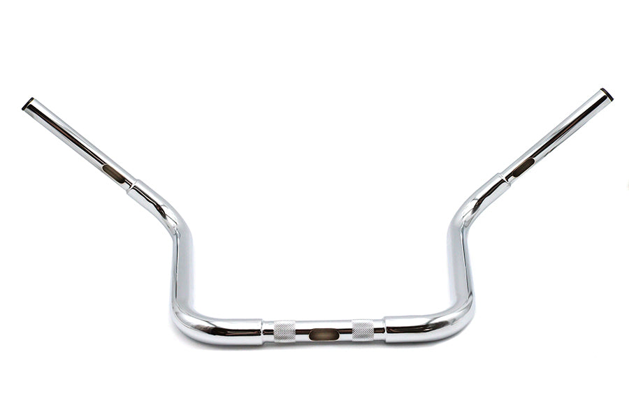 12-1/2 inch Buffalo Ape Hanger Handlebar with Indents Chrome