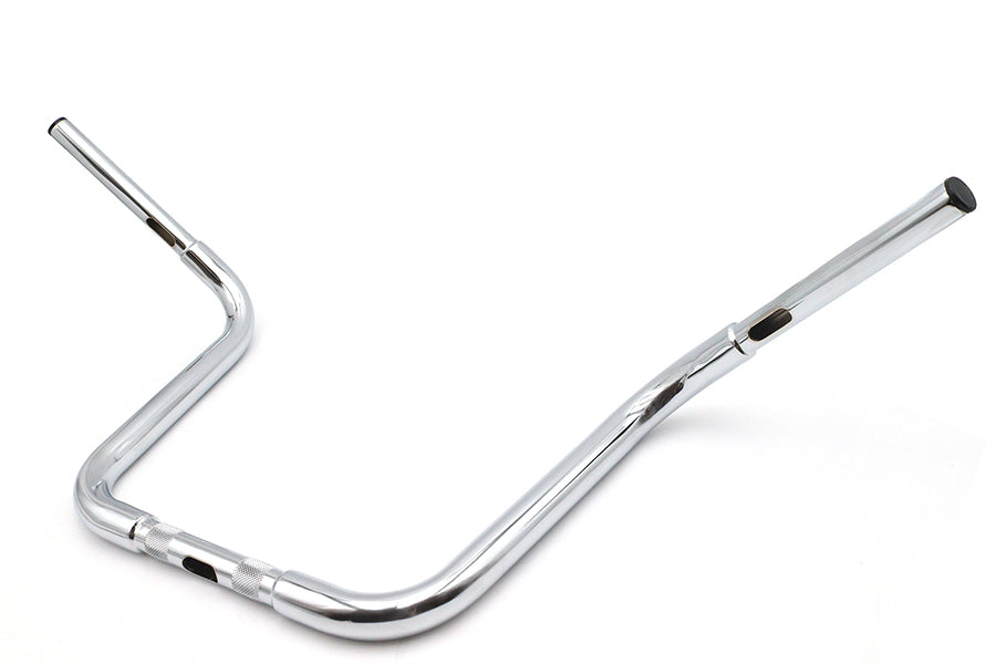 12-1/2 inch Buffalo Ape Hanger Handlebar with Indents Chrome