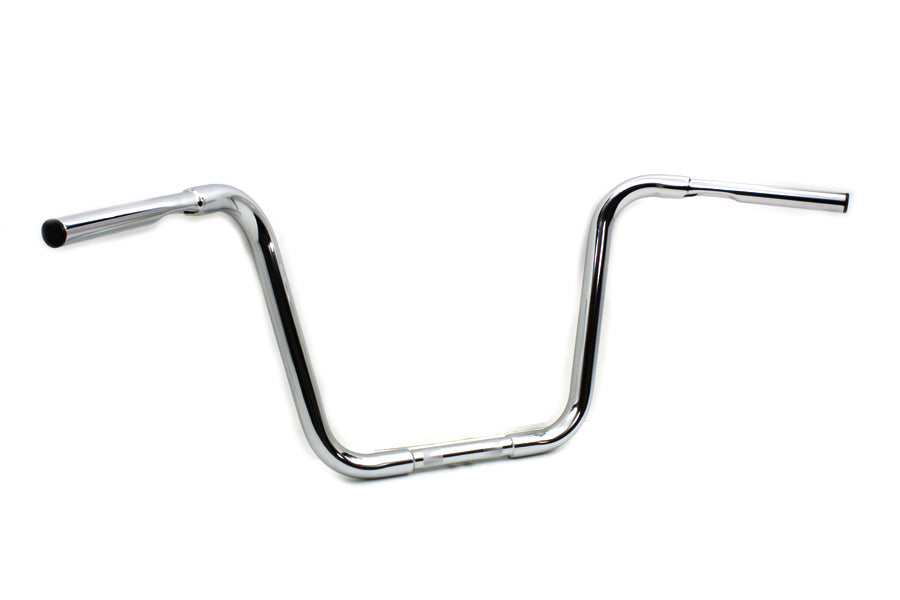 14 inch Buffalo Ape Hanger Handlebar with Indents Chrome