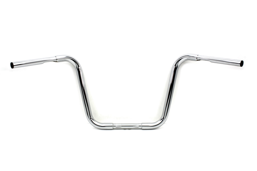 14 inch Buffalo Ape Hanger Handlebar with Indents Chrome
