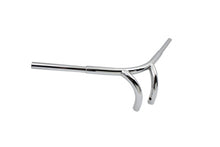 Load image into Gallery viewer, 7 inch Curve Riser Bar Handlebar with Indents