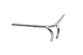 7 inch Curve Riser Bar Handlebar with Indents