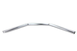 Flat Drag Handlebar without Indents Chrome