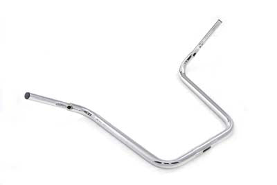 18 inch Rhino Ape Hanger Handlebar with Indents Chrome