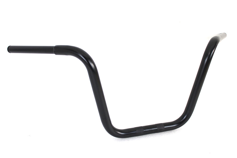 12-1/2 inch Rhino Ape Hanger Handlebar with Indents Black