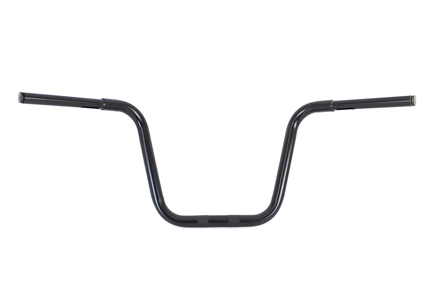 12-1/2 inch Rhino Ape Hanger Handlebar with Indents Black