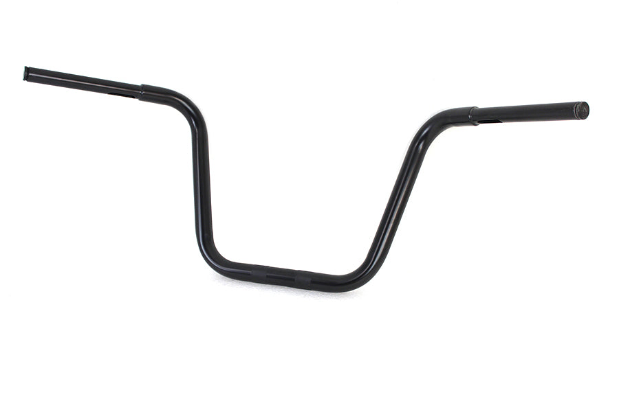 12-1/2 inch Rhino Ape Hanger Handlebar with Indents Black