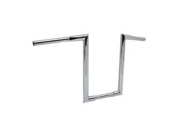 14 inch Fatty 'Z' Bar Handlebar without Indents Chrome