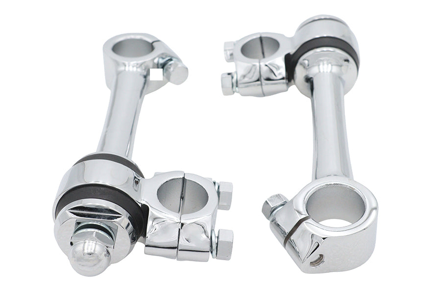 Chrome Replica 5-1/2 inch Flander Riser Set
